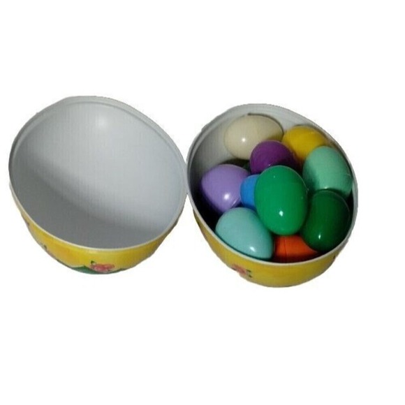 Ullman Co. Bunny Family Egg Container Easter Decor Spring Yellow - Picture 7 of 8